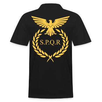 Chemise SPQR Historsisches - Polo Homme - noir - Dos - Kai (181cm)