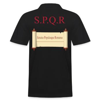 Chemise SPQR Historsisches - Polo Homme - noir - Dos - Kai (181cm)