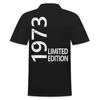 Limited Edition 1973 - Männer Poloshirt - Schwarz - Hinten - Kai (181cm)