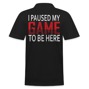 T-shirt Jeux vidéo Gamer Gaming - Polo Homme - noir - Dos - Kai (181cm)