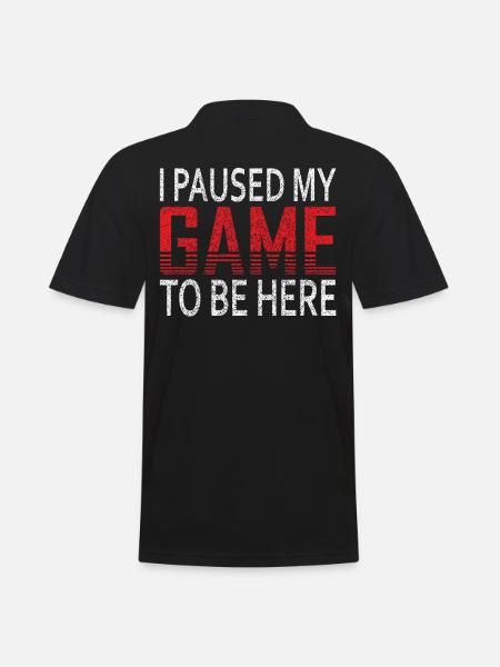 Gamer Gaming Videospiele T-Shirt - Männer Poloshirt - Schwarz