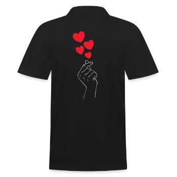 Kpop K-drama pour adolescentes et femmes - Polo Homme - noir - Dos - Kai (181cm)
