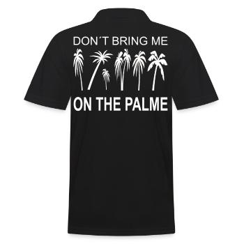 Ne m’amène pas sur la palme - Polo Homme - noir - Dos - Kai (181cm)