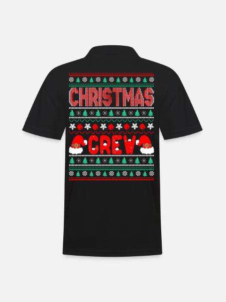 Équipe de Noël Weihnachten - Polo Homme - noir