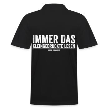 Mutter Schwangerschaft Schwanger Werdende Mama - Männer Poloshirt - Schwarz - Hinten - Kai (181cm)