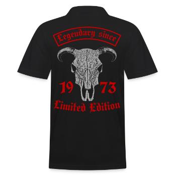 Légendaire depuis 1973 Taurus Skull - Polo Homme - noir - Dos - Kai (181cm)