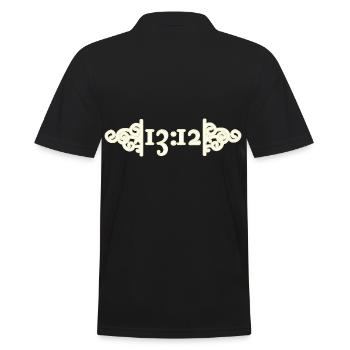 ACAB Antifa Ornament - Männer Poloshirt - Schwarz - Hinten - Kai (181cm)