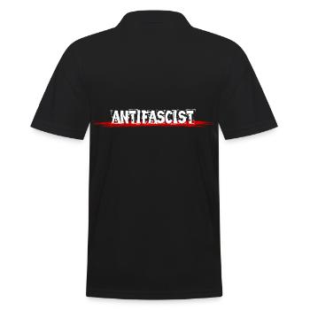 Antifasciste Antifascista - Polo Homme - noir - Dos - Kai (181cm)