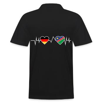 Allemagne Namibie coup de cœur cadeau - Polo Homme - noir - Dos - Kai (181cm)