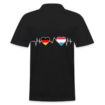 Allemagne Le Luxembourg est le cœur du Luxembourg - Polo Homme - noir - Dos - Kai (181cm)