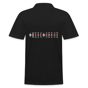 Anti-fascist, anti-fascism - Men's Polo Shirt - black - Back - Kai (181cm)