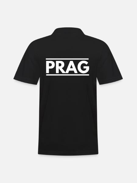 Prague - Polo Homme - noir