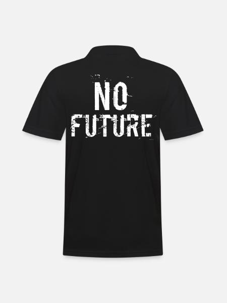 No Future Pas d’avenir - Polo Homme - noir