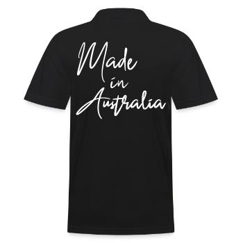 En Australie - Polo Homme - noir - Dos - Kai (181cm)