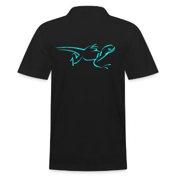 Lézard - Polo Homme - noir - Dos - Kai (181cm)