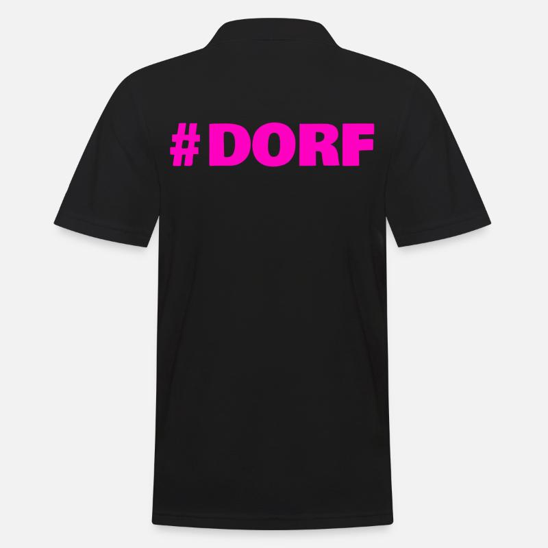 #Dorf - Men's Polo Shirt - black