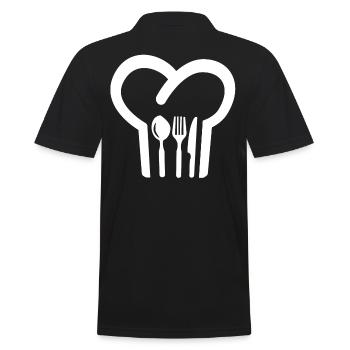 Bonnet de cuisine - Polo Homme - noir - Dos - Kai (181cm)