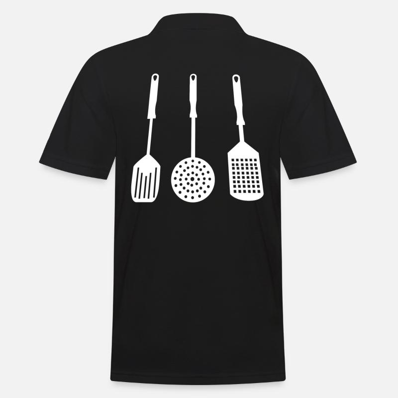 spatula - Men's Polo Shirt - black
