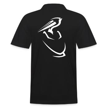 Conception de pélican - Polo Homme - noir - Dos - Kai (181cm)
