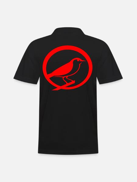 bird - Men's Polo Shirt - black