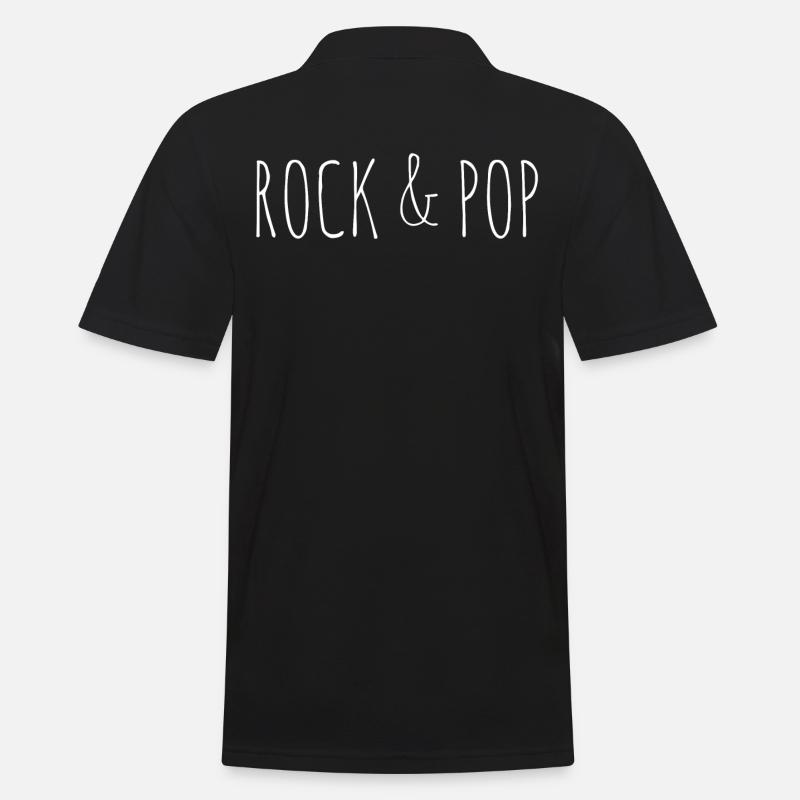 Rock & Pop - Männer Poloshirt - Schwarz