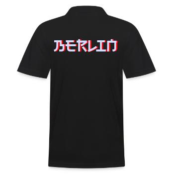 Berlin - Polo Homme - noir - Dos - Kai (181cm)