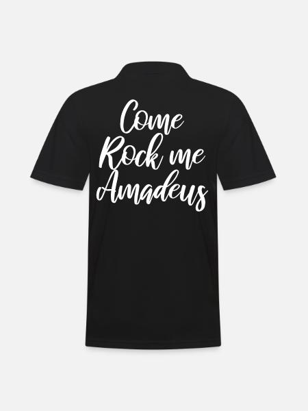 Come rock me amadeus - Men's Polo Shirt - black