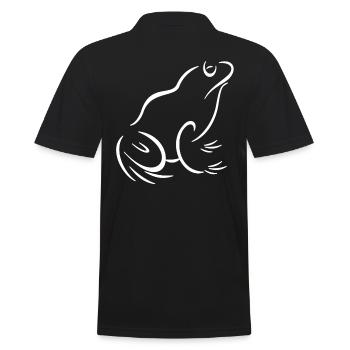 grenouille - Polo Homme - noir - Dos - Kai (181cm)
