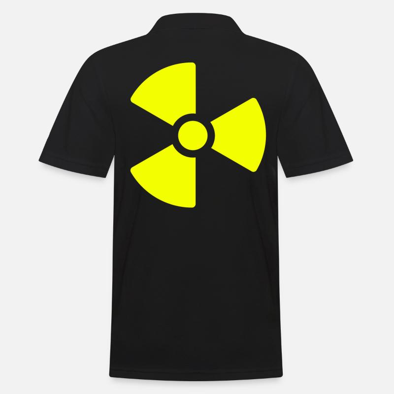 Conception radioactive - Polo Homme - noir