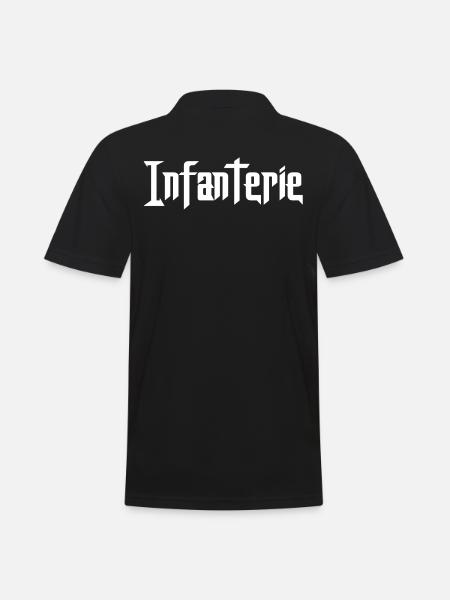 Infanterie - Männer Poloshirt - Schwarz