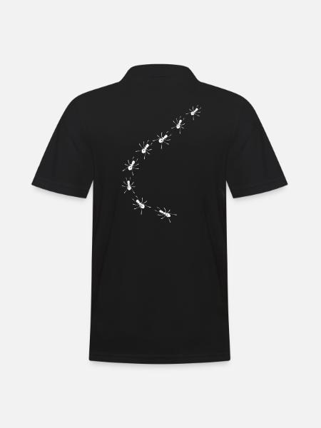 Fourmis - Polo Homme - noir