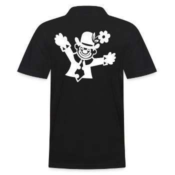 CLOWN - Polo Homme - noir - Dos - Kai (181cm)