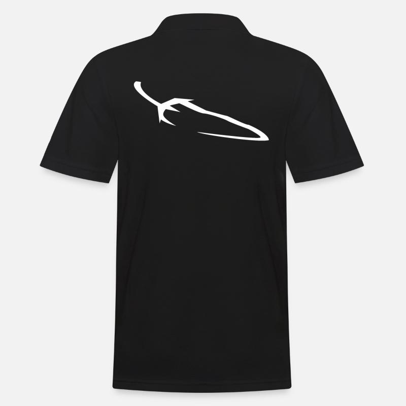 Chili - Männer Poloshirt - Schwarz