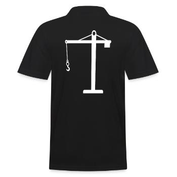 grue - Polo Homme - noir - Dos - Kai (181cm)