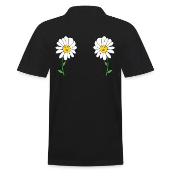 Marguerite - Polo Homme - noir - Dos - Kai (181cm)