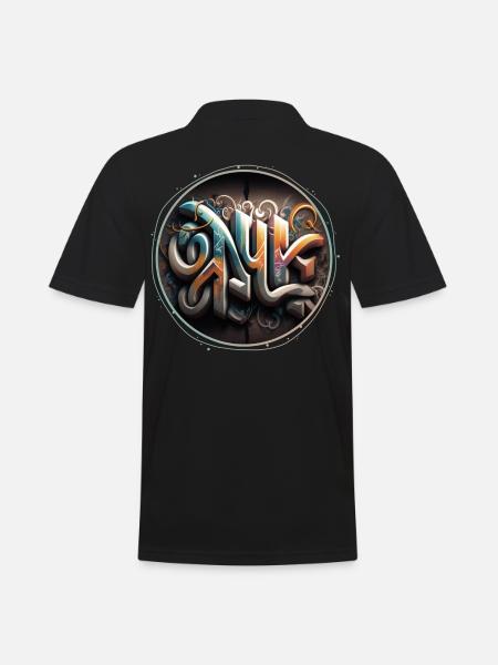 Graffiti Inspiring V4 - Men's Polo Shirt - black