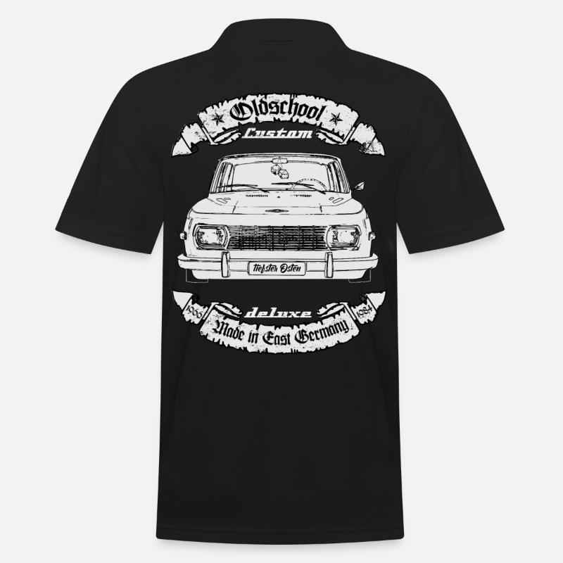 Oldtimer DDR 353 Oldschool Eisenach - Polo Homme - noir