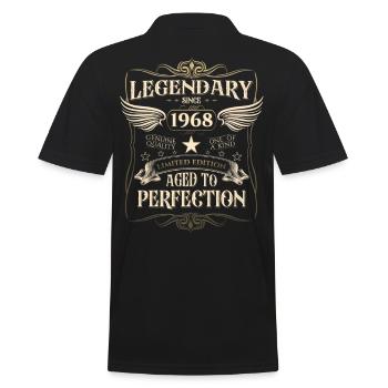 Légendaire depuis 1968 54ème cadeau d’anniversaire Génial - Polo Homme - noir - Dos - Kai (181cm)