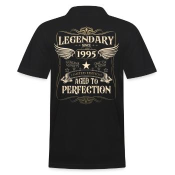 Légendaire depuis 1995 cadeau de 27ème anniversaire Génial - Polo Homme - noir - Dos - Kai (181cm)