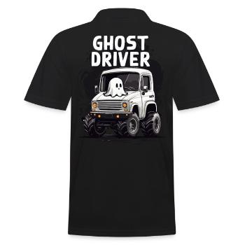 Ghost driver Geisterfahrer Halloween Humour - Polo Homme - noir - Dos - Kai (181cm)