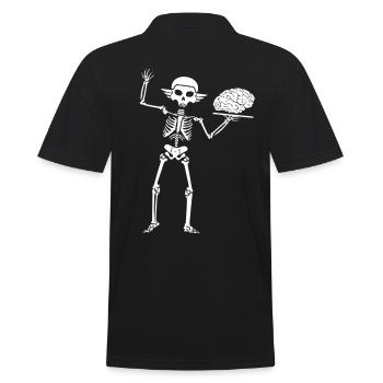 squelette - Polo Homme - noir - Dos - Kai (181cm)