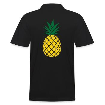 Pineapple ananas - Polo Homme - noir - Dos - Kai (181cm)