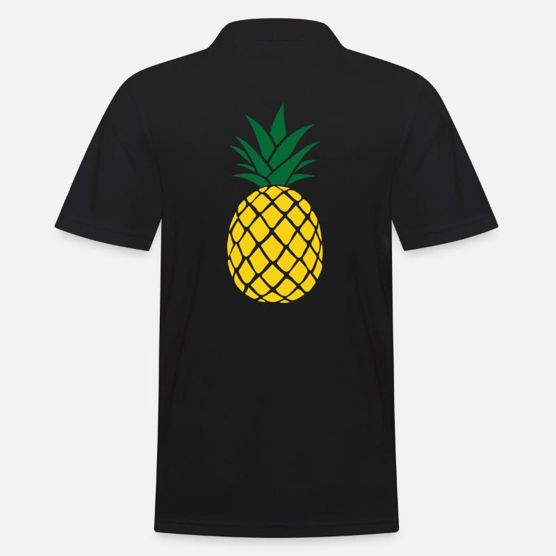 Pineapple ananas - Polo Homme - noir
