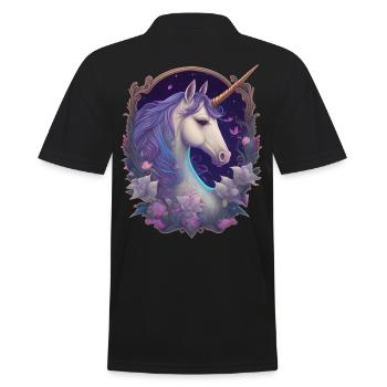 Licorne gothique Poney Magique Cheval Enchanteur - Polo Homme - noir - Dos - Kai (181cm)