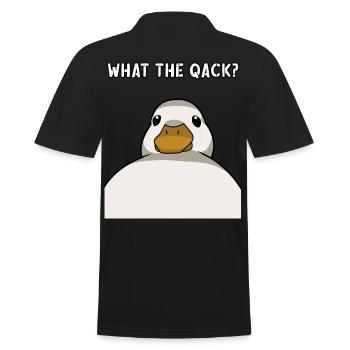 Drôle de canard disant canards humour Qu’est-ce que le qack - Polo Homme - noir - Dos - Kai (181cm)