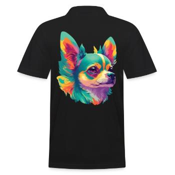 Mignon Chihuahua le chien ultime amoureux des chiens - Polo Homme - noir - Dos - Kai (181cm)