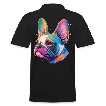 Bouledogue Français Fidèles Chiens Ami Chien - Polo Homme - noir - Dos - Kai (181cm)