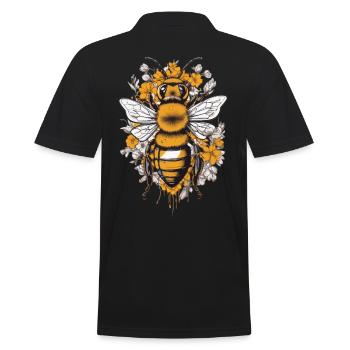 Hobby Imker Bienen Ästhetik Honigliebe Design - Männer Poloshirt - Schwarz - Hinten - Kai (181cm)
