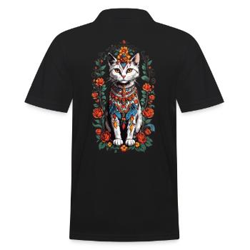 Chat mexicain Chat Mignon Chat Domestique Propriétaire - Polo Homme - noir - Dos - Kai (181cm)