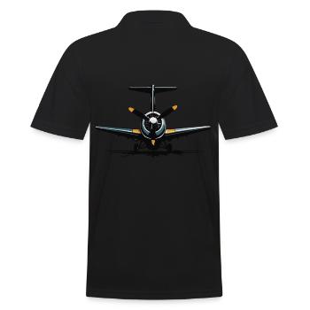 Modèle Avion Pilote Avion Hobby Design - Polo Homme - noir - Dos - Kai (181cm)
